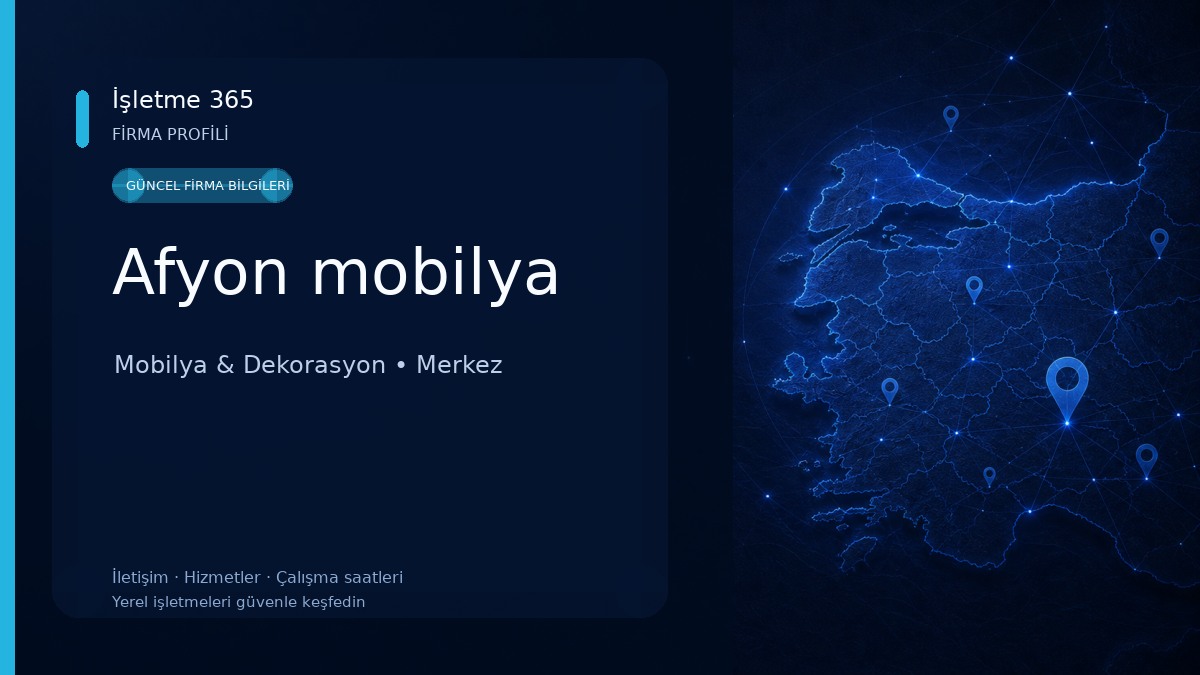 Afyon mobilya Mobilya & Dekorasyon