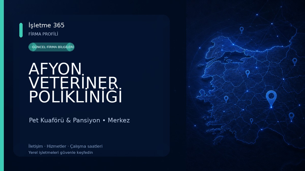 AFYON VETERİNER POLİKLİNİĞİ