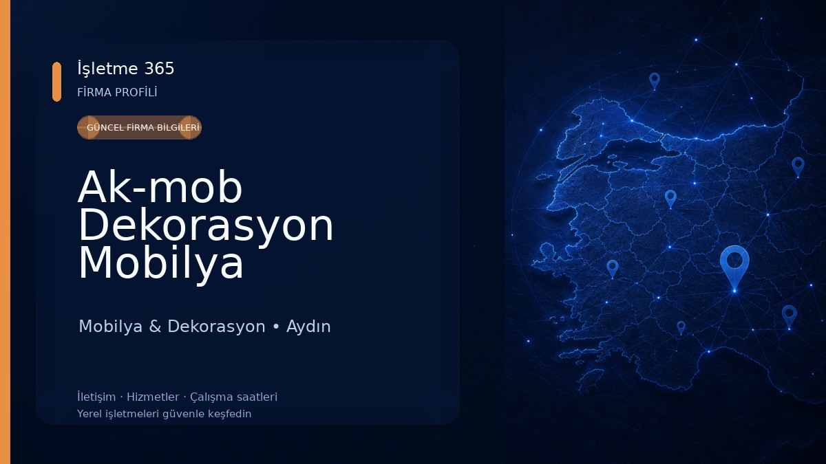 Ak-mob Dekorasyon Mobilya
