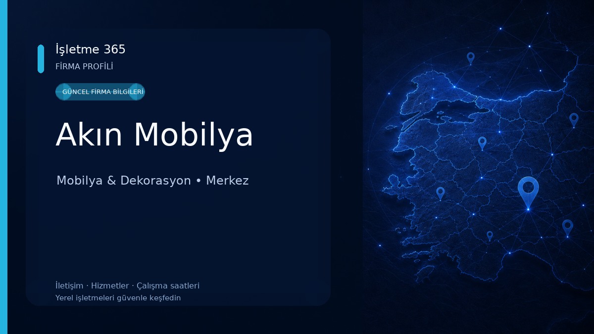 Akın Mobilya Mobilya & Dekorasyon