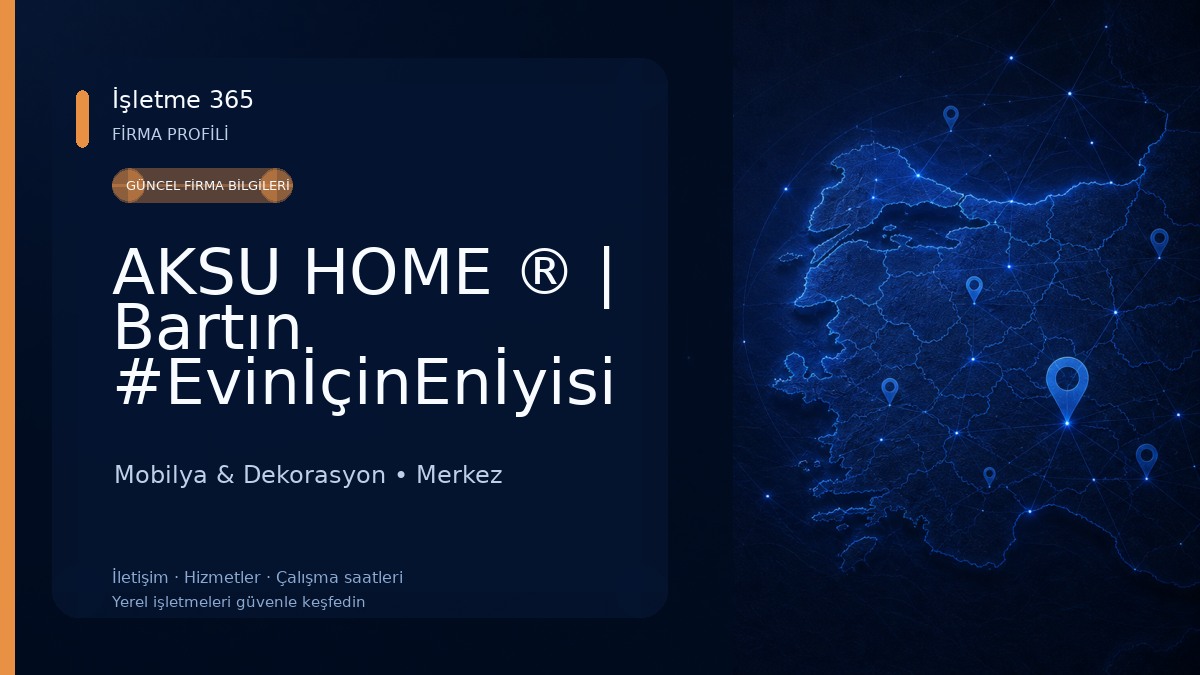 AKSU HOME ® | Bartın #EvinİçinEnİyisi 