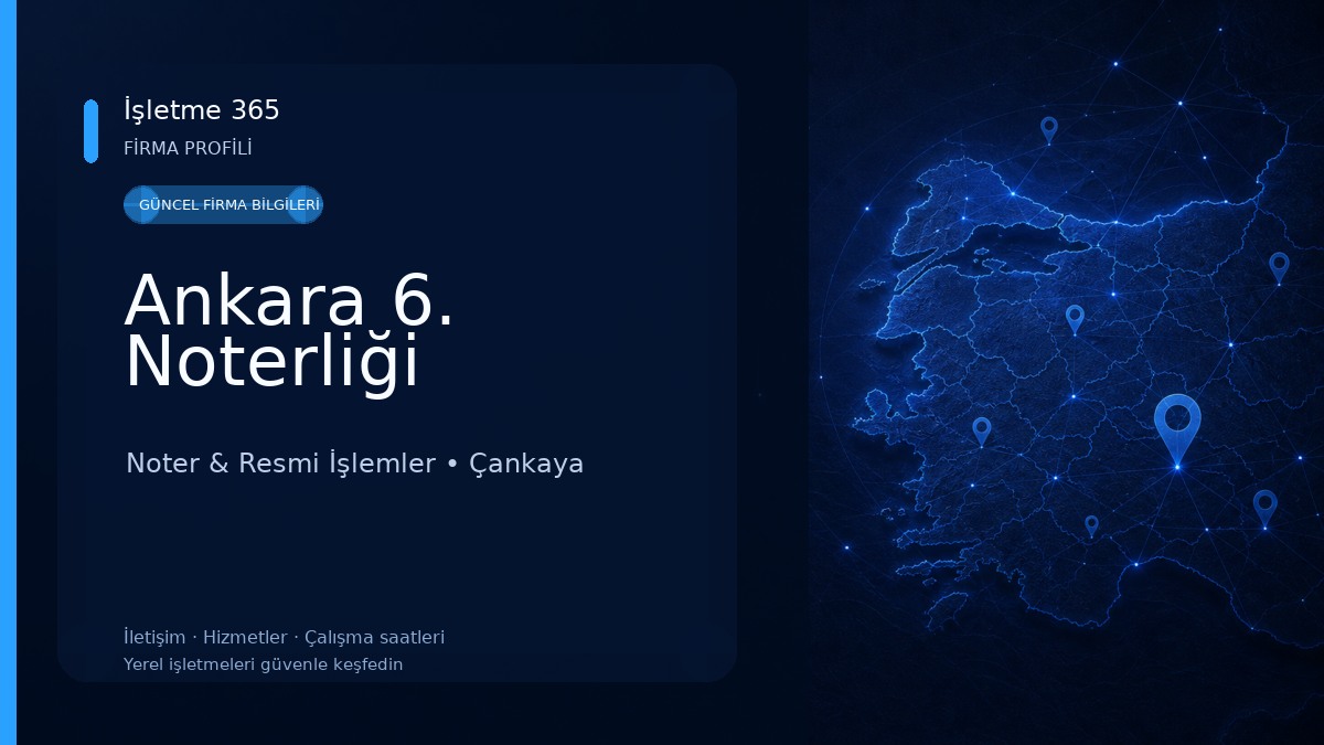 Ankara 6. Noterliği 