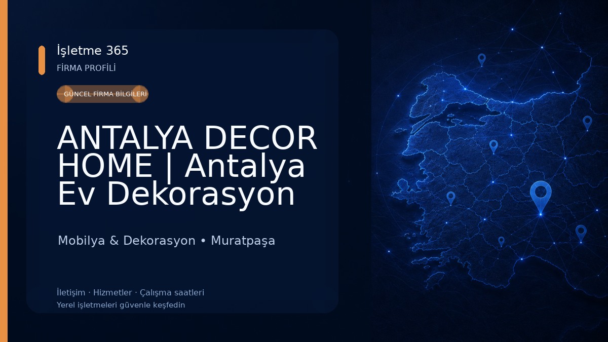 ANTALYA DECOR HOME | Antalya Ev Dekorasyon ve Tadilatı