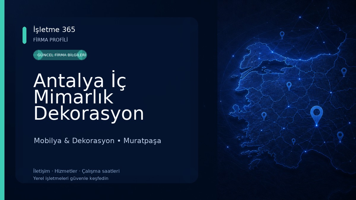 Antalya İç Mimarlık Dekorasyon