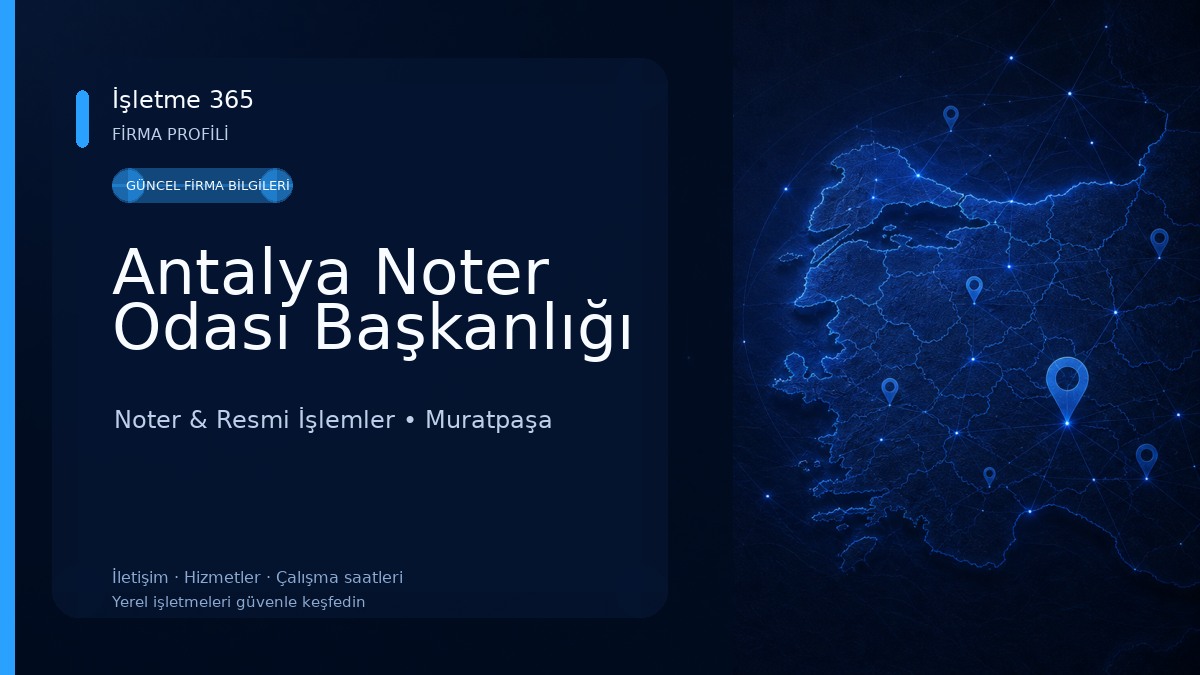 Antalya Noter Odası Başkanlığı 