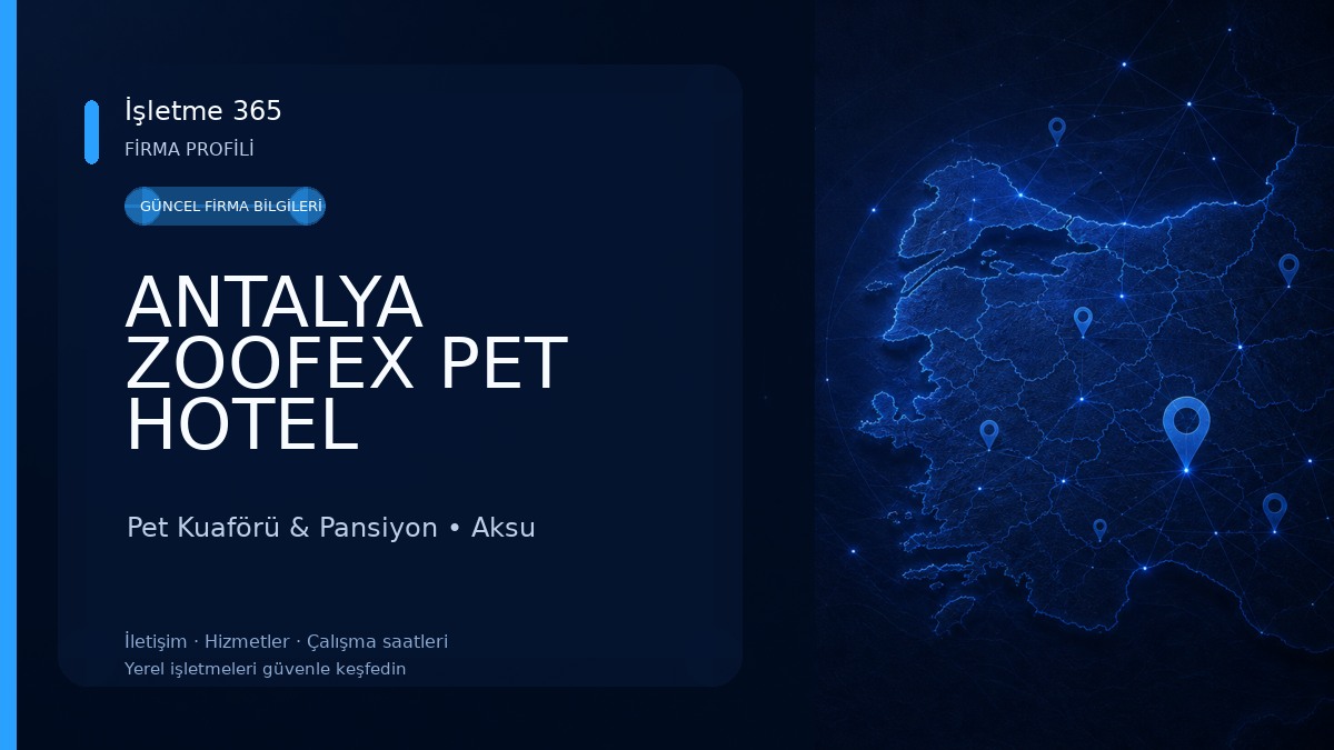 ANTALYA ZOOFEX PET HOTEL Pet Kuaförü & Pansiyon