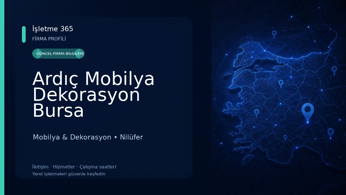 Ardıç Mobilya Dekorasyon Bursa Mobilya & Dekorasyon
