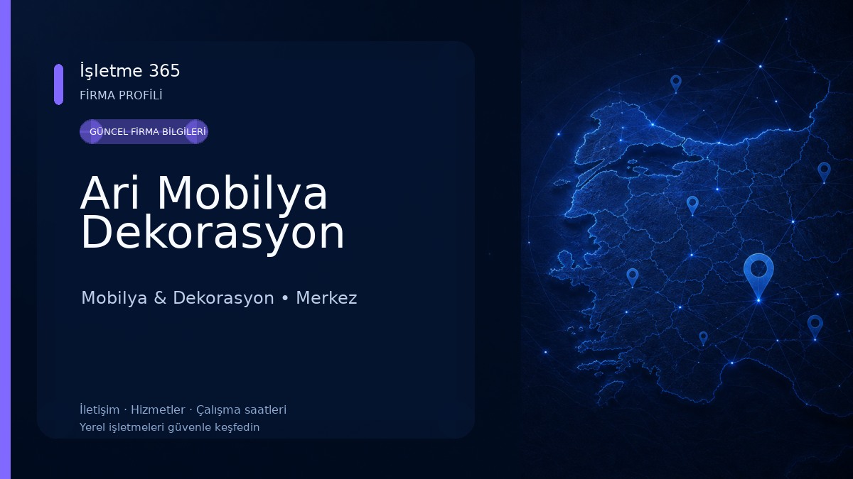 Ari Mobilya Dekorasyon Mobilya & Dekorasyon