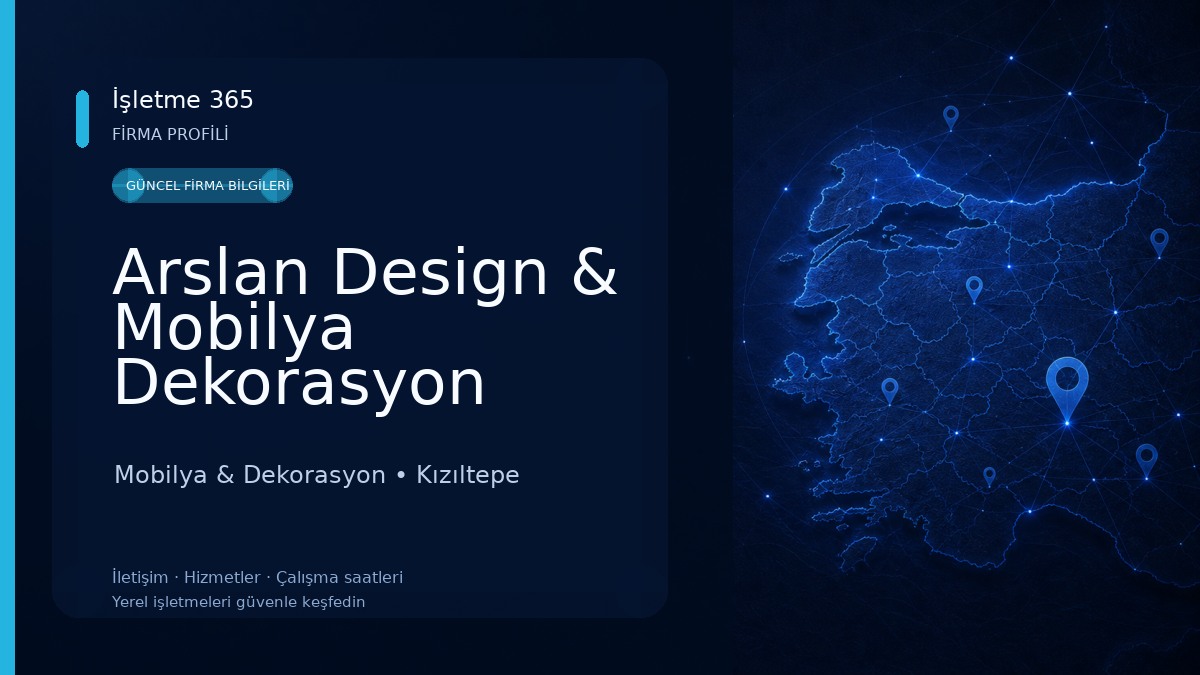 Arslan Design & Mobilya Dekorasyon