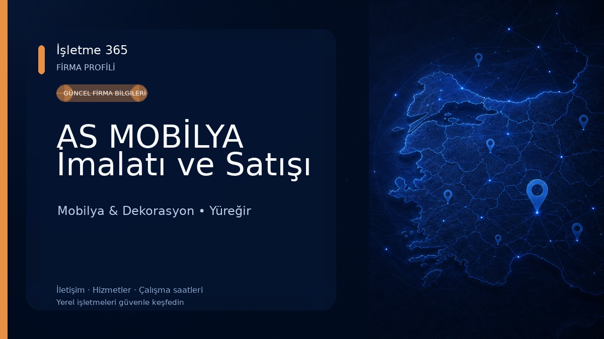 AS MOBİLYA İmalatı ve Satışı Mobilya & Dekorasyon