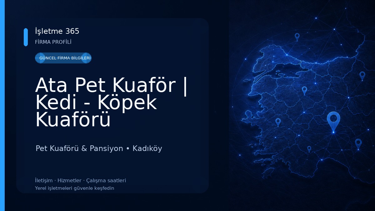 Ata Pet Kuaför | Kedi - Köpek Kuaförü Pet Kuaförü & Pansiyon