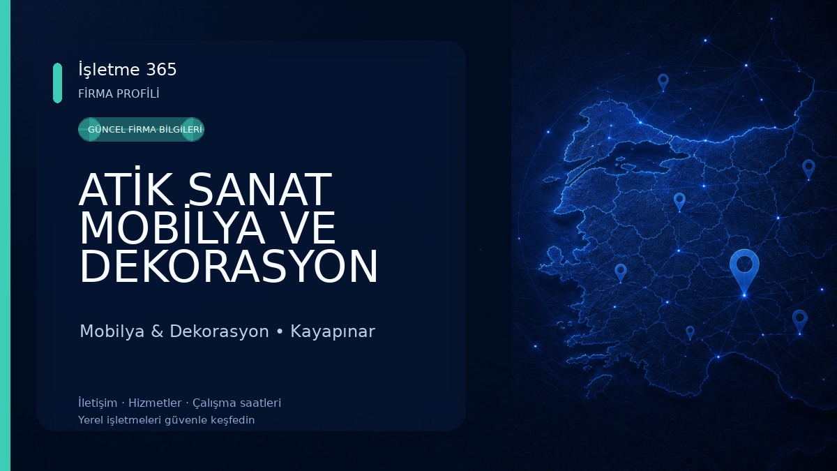ATİK SANAT MOBİLYA VE DEKORASYON