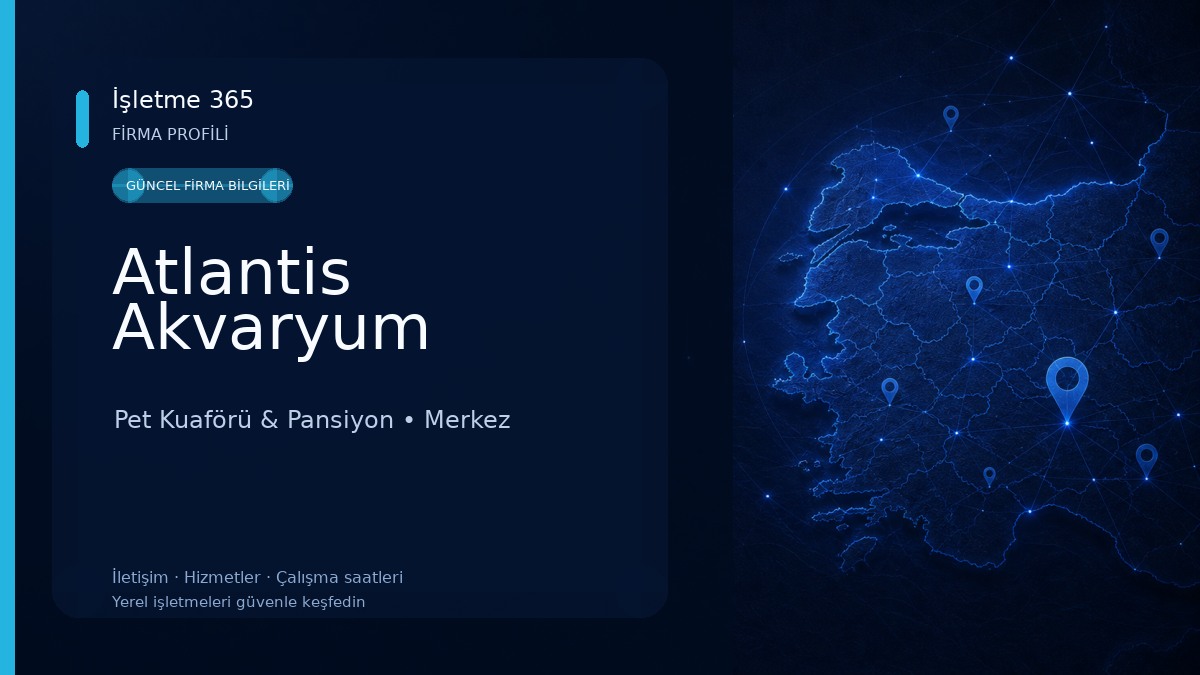 Atlantis Akvaryum Pet Kuaförü & Pansiyon
