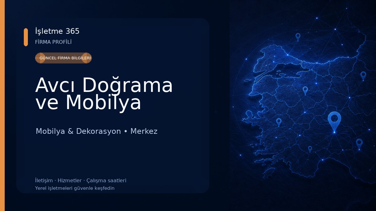 Avcı Doğrama ve Mobilya 
