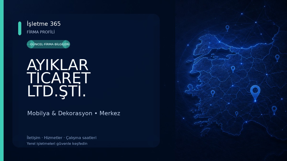 AYIKLAR TİCARET LTD.ŞTİ. Mobilya & Dekorasyon
