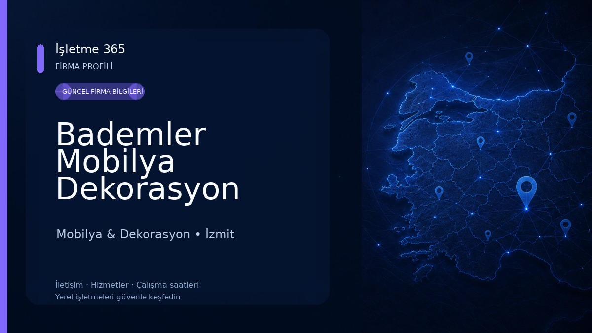 Bademler Mobilya Dekorasyon Mobilya & Dekorasyon