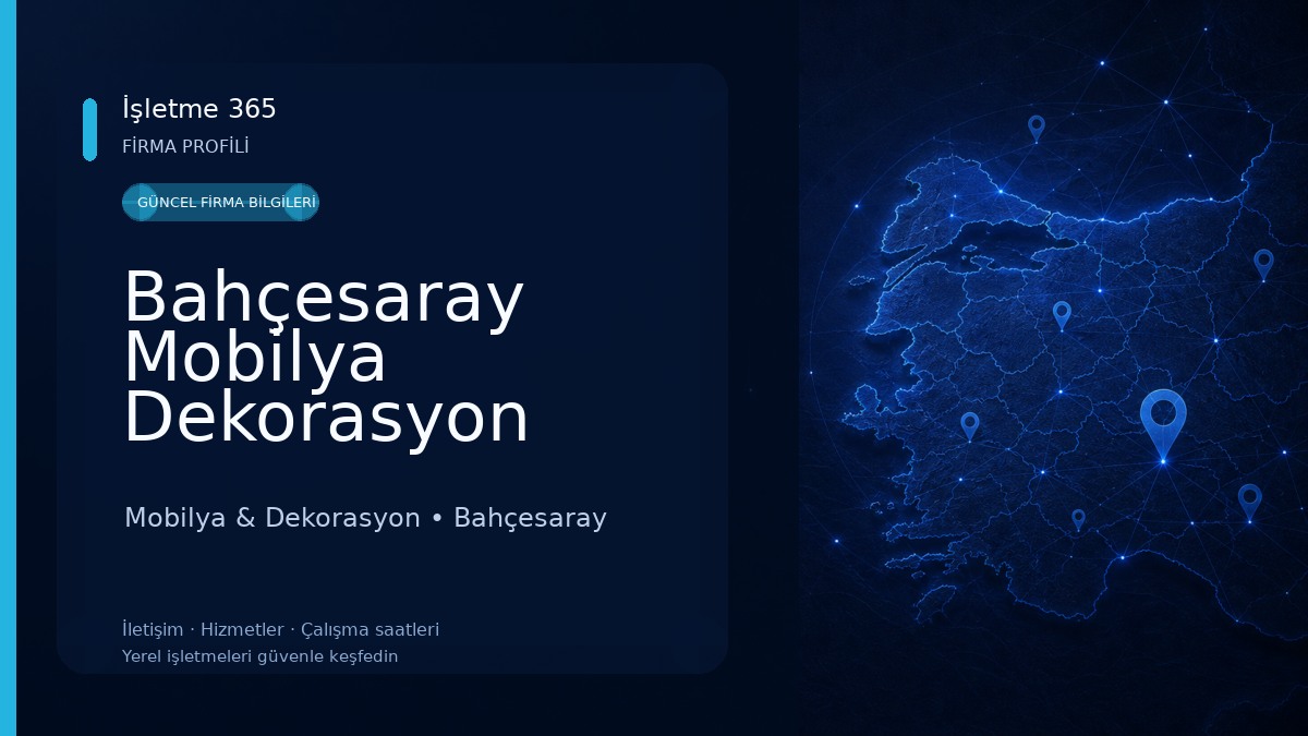 Bahçesaray Mobilya Dekorasyon Mobilya & Dekorasyon