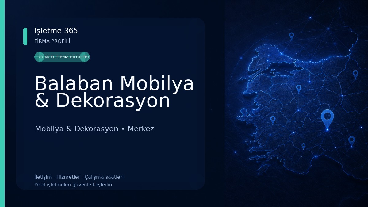 Balaban Mobilya & Dekorasyon