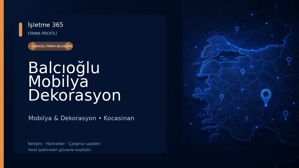 Balcıoğlu Mobilya Dekorasyon Mobilya & Dekorasyon