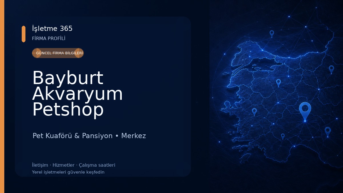 Bayburt Akvaryum Petshop Pet Kuaförü & Pansiyon