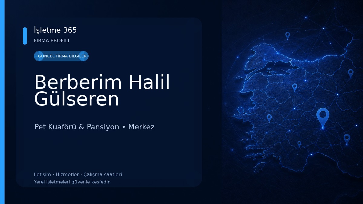Berberim Halil Gülseren Pet Kuaförü & Pansiyon