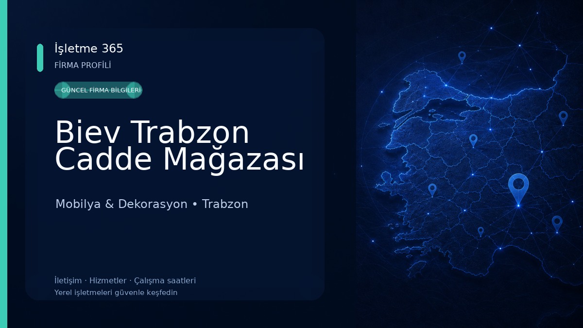 Biev Trabzon Cadde Mağazası 