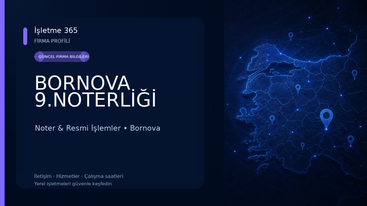 BORNOVA 9.NOTERLİĞİ