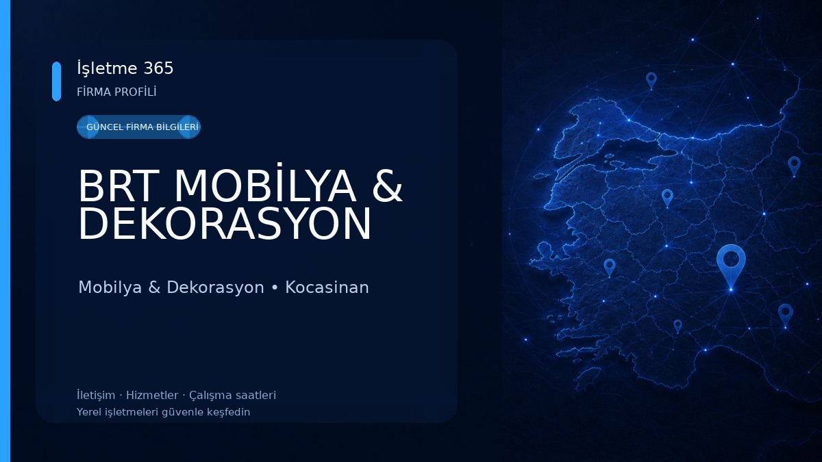BRT MOBİLYA & DEKORASYON Mobilya & Dekorasyon