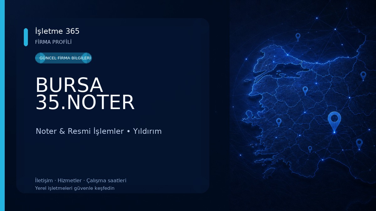 BURSA 35.NOTER