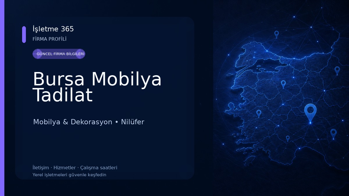 Bursa Mobilya Tadilat Mobilya & Dekorasyon
