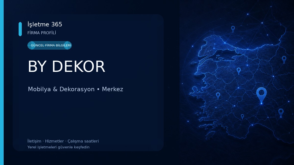 BY DEKOR Mobilya & Dekorasyon