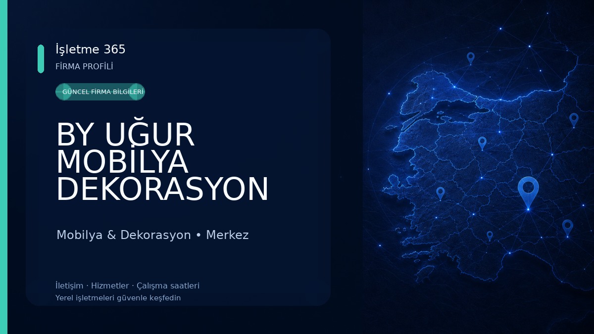 BY UĞUR MOBİLYA DEKORASYON Mobilya & Dekorasyon