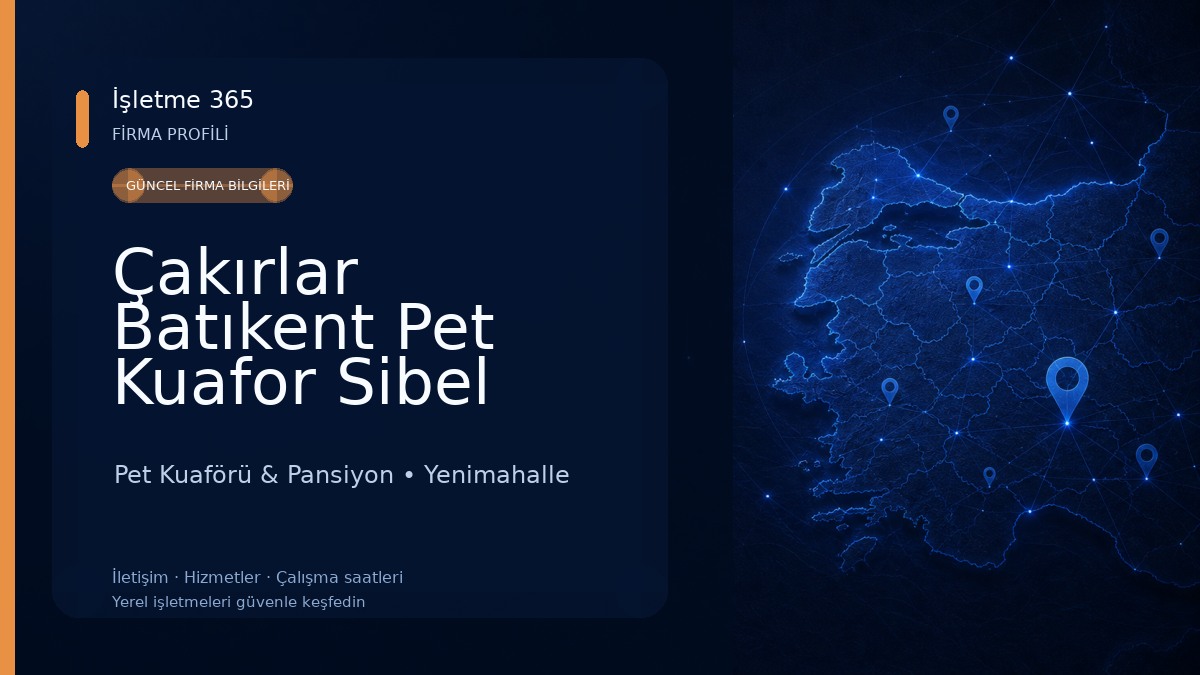 Çakırlar Batıkent Pet Kuafor Sibel Pet Kuaförü & Pansiyon