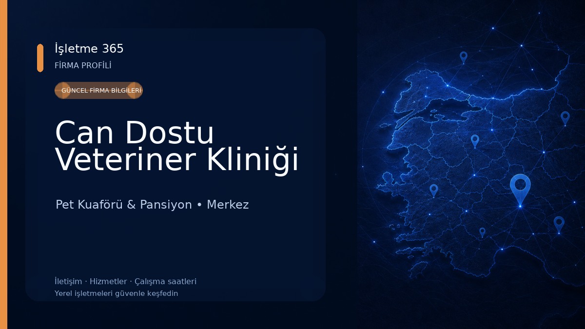 Can Dostu Veteriner Kliniği 