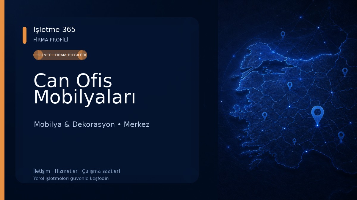 Can Ofis Mobilyaları Mobilya & Dekorasyon
