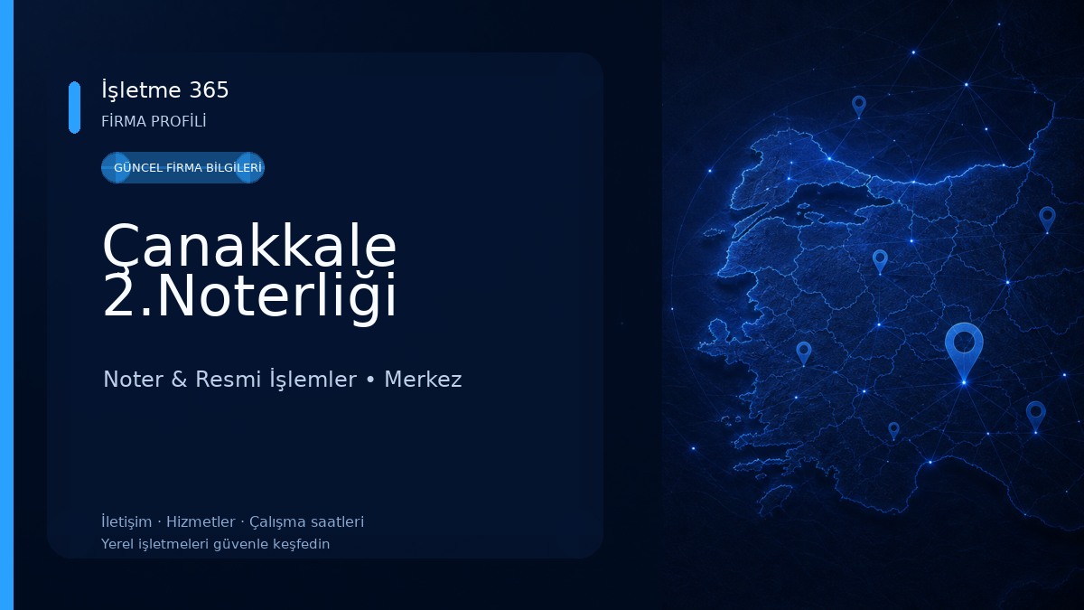 Çanakkale 2.Noterliği 