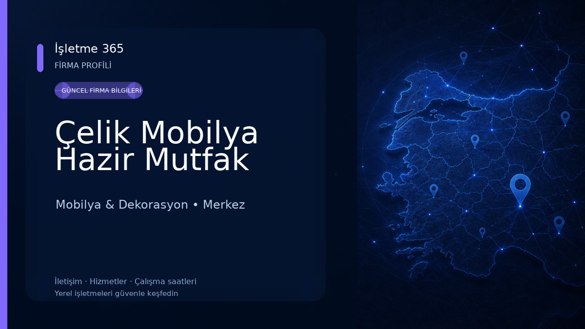 Çelik Mobilya Hazir Mutfak Mobilya & Dekorasyon
