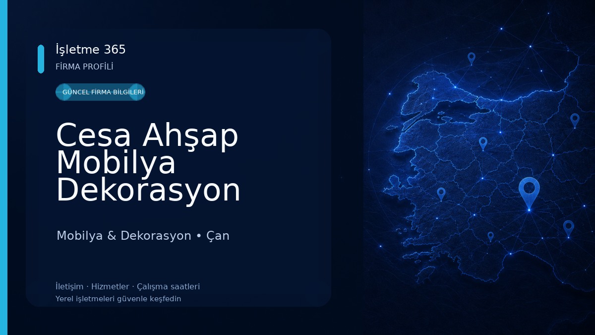 Cesa Ahşap Mobilya Dekorasyon 
