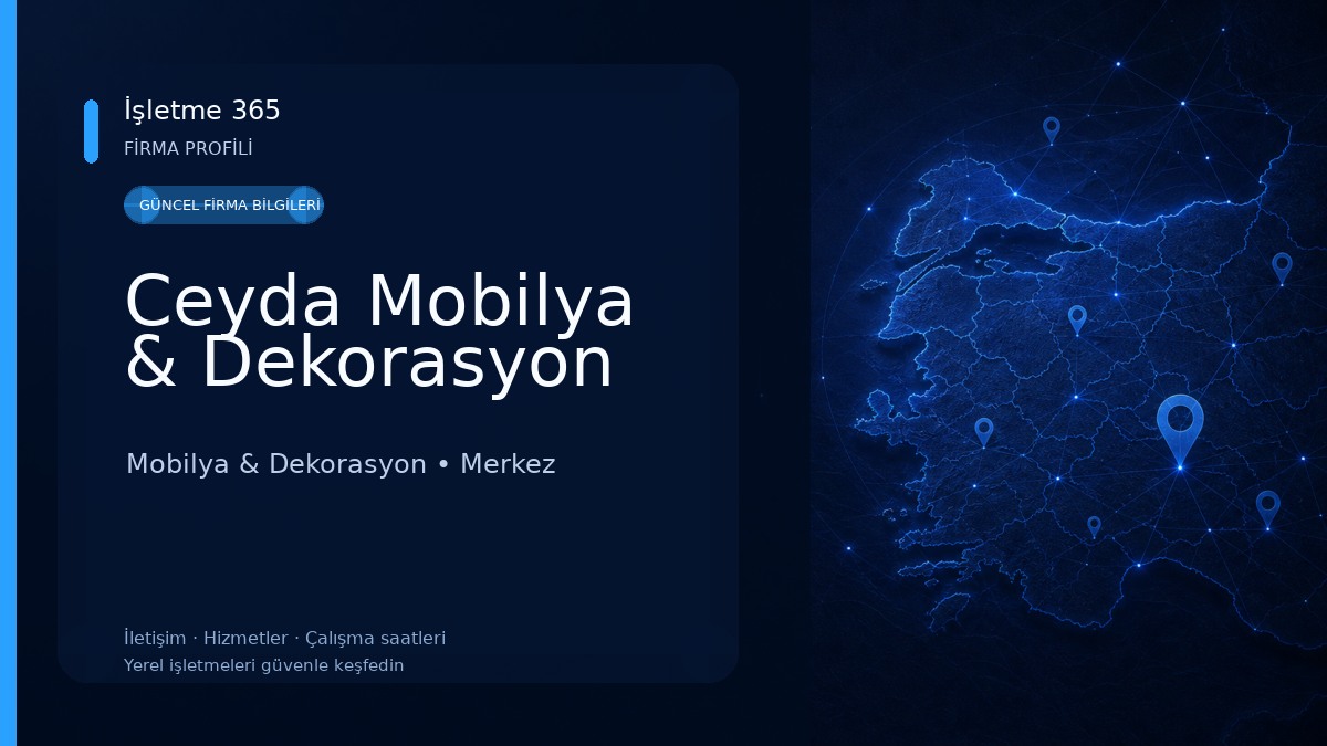 Ceyda Mobilya & Dekorasyon Mobilya & Dekorasyon