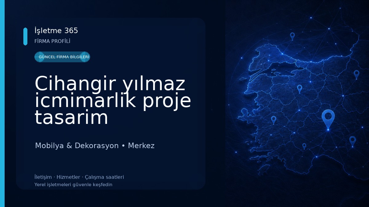Cihangir yılmaz icmimarlik proje tasarim uygulama mobilya
