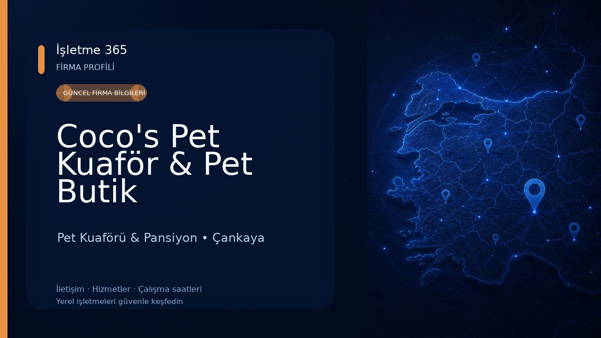 Coco's Pet Kuaför & Pet Butik Pet Kuaförü & Pansiyon