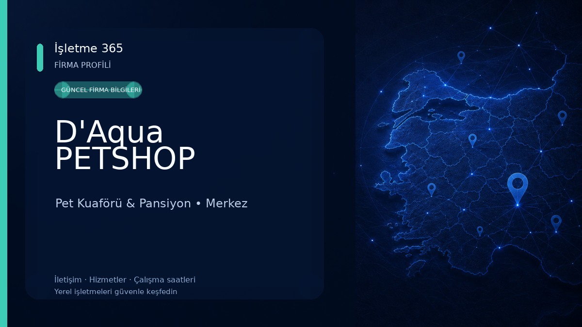 D'Aqua PETSHOP