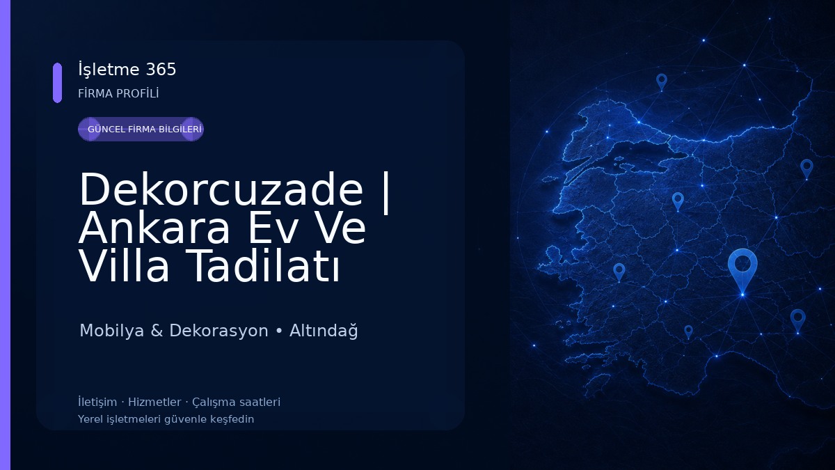 Dekorcuzade | Ankara Ev Ve Villa Tadilatı