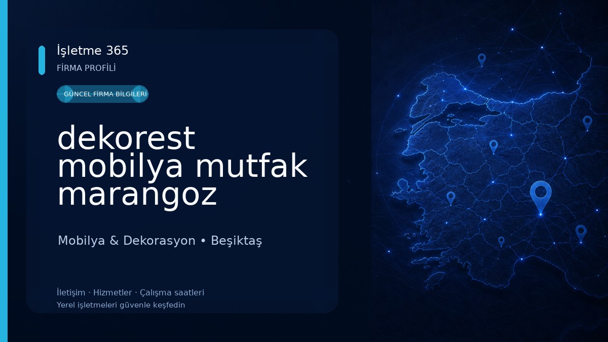 dekorest mobilya mutfak marangoz Mobilya & Dekorasyon