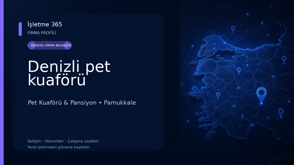 Denizli pet kuaförü 