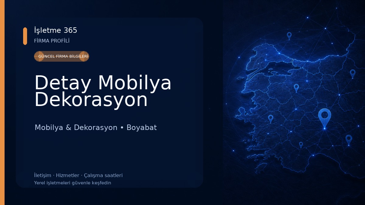 Detay Mobilya Dekorasyon Mobilya & Dekorasyon