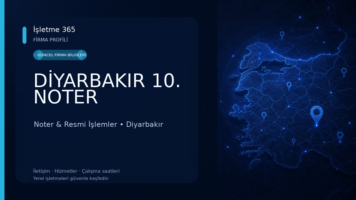 DİYARBAKIR 10. NOTER