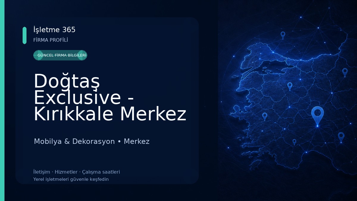 Doğtaş Exclusive - Kırıkkale Merkez Mobilya & Dekorasyon