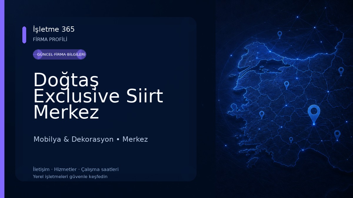 Doğtaş Exclusive Siirt Merkez Mobilya & Dekorasyon