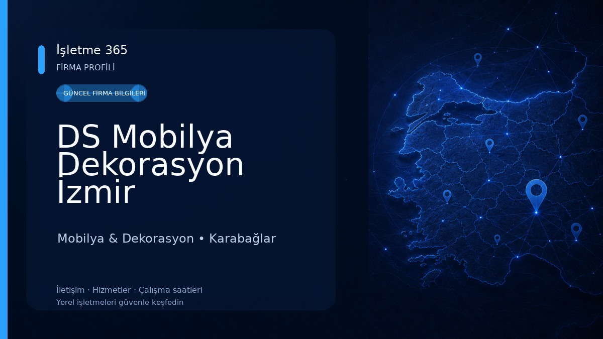 DS Mobilya Dekorasyon İzmir 